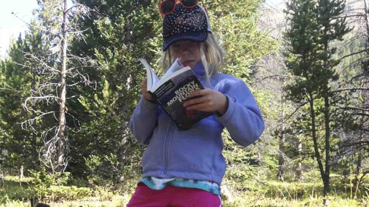Hunting for huckleberries is a great kid activity