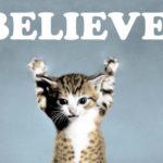 Believe Cat Poster