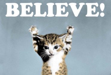 Believe Cat Poster