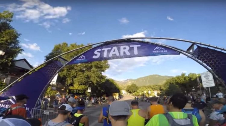 Starting Line of 2015 Pikes Peak Marathon