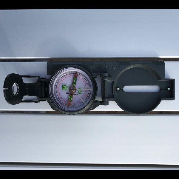 Wilderdad Brunton metal lensatic compass