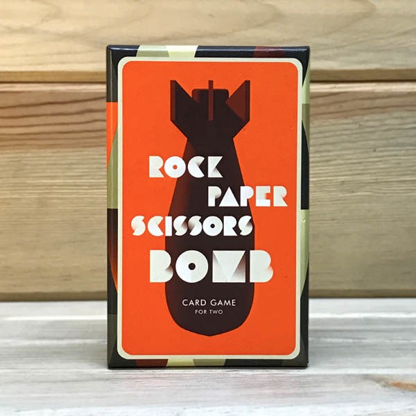 Wilderdad Rock Paper Scissors Bomb Card Game front