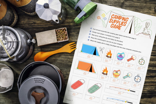 Kids Camping Printables: The Cure For Boredom - Wilderdad