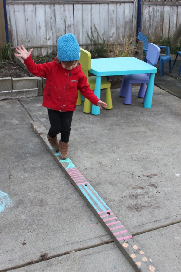 backyard balance beam for kids