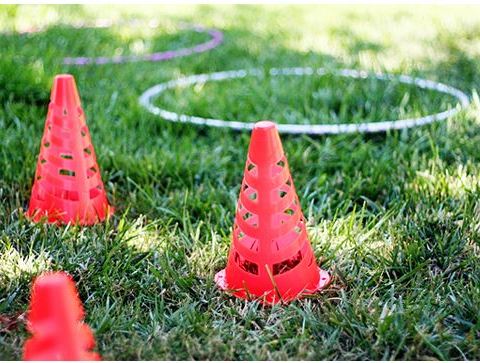 backyard obastacle to keep kids active