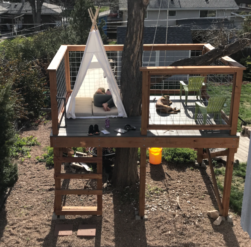 backyard treehouse ideas keep kids active