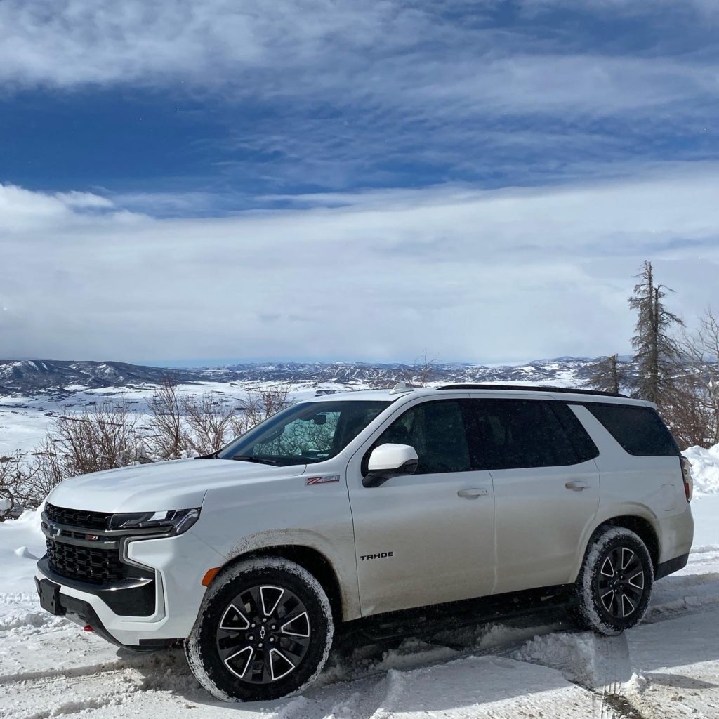 There is no better vehicle in the snow than the 2021 Chevy Tahoe.