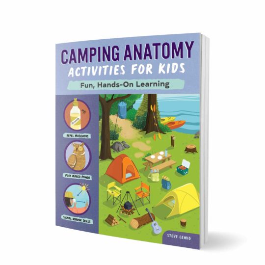 Camping Anatomy Activities for Kids Book