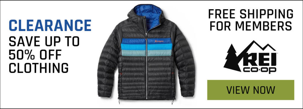 REI COOP Clearance on Apparel up to 50% off