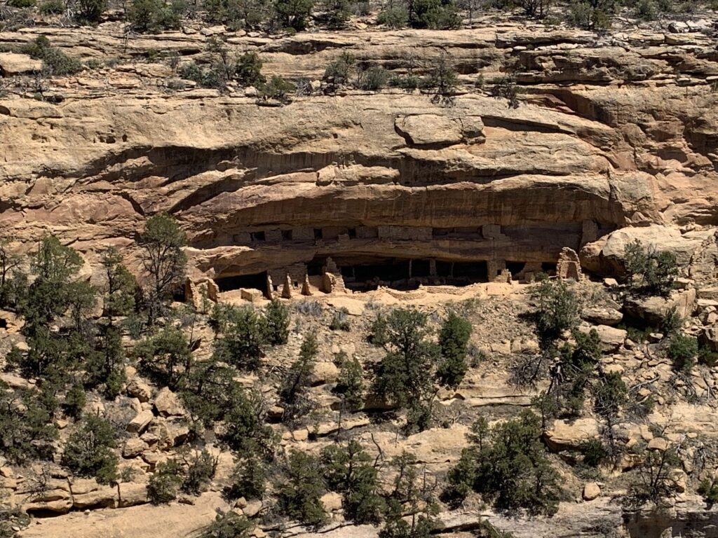 Cliff dwelling sites at Mesa Verde National Park