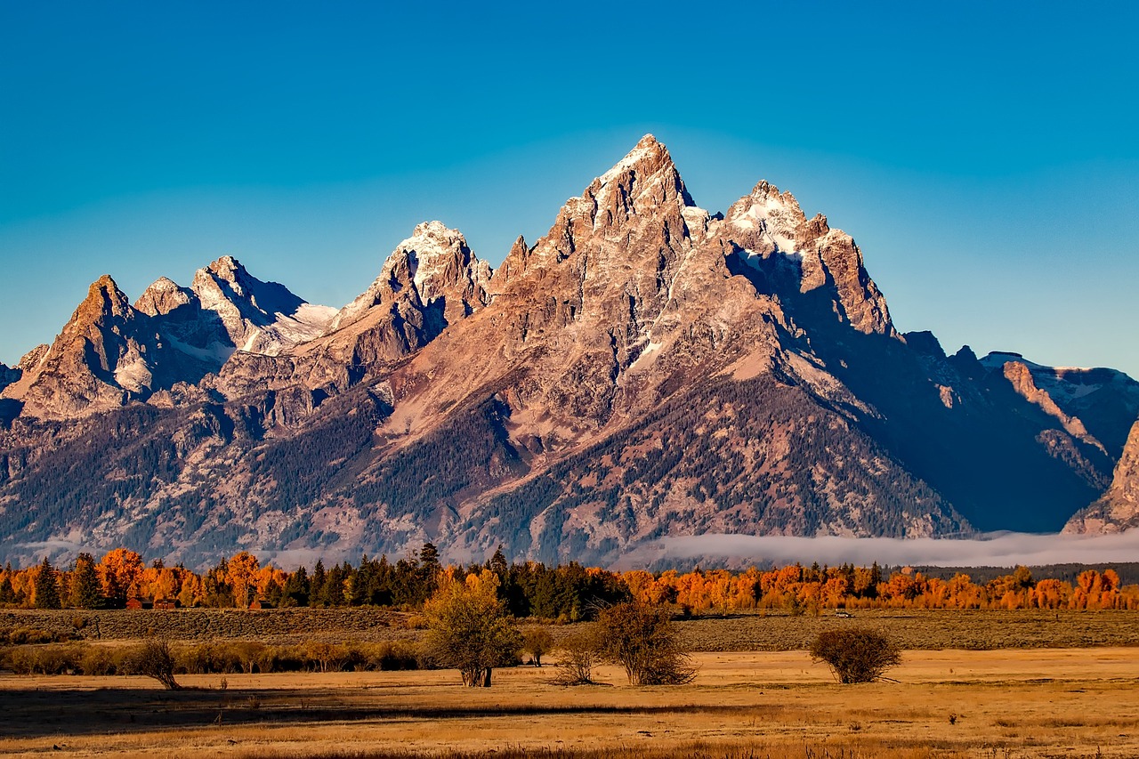 The Tetons Grand Teton Wyoming Grand Teton Mountain Range Engraved