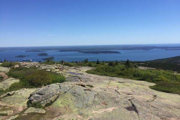 A gorgeous view of the ocean at Acadia National Park