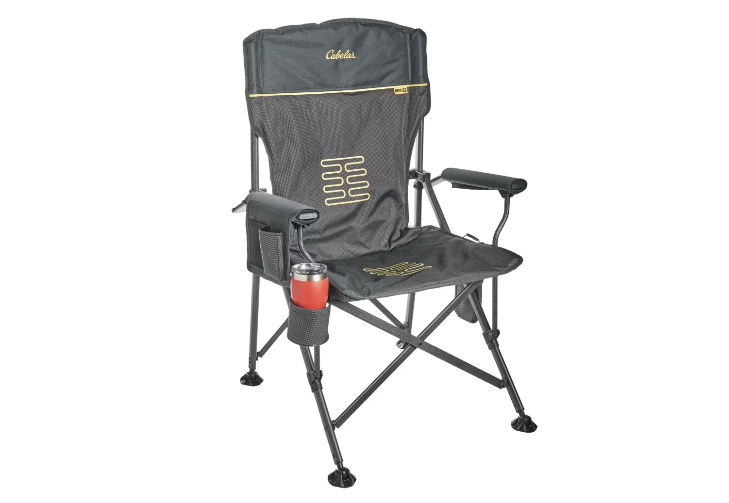heated chair for camping and outdoors